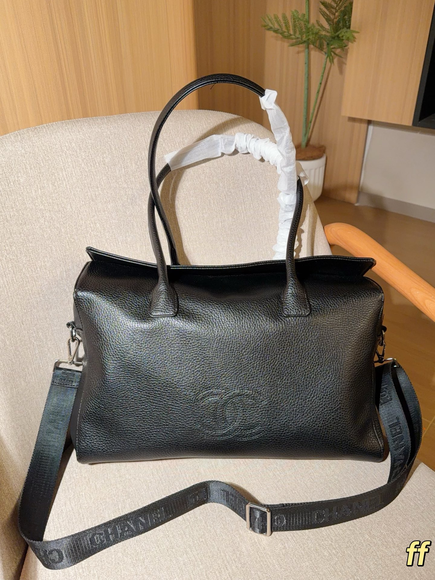 Chanel Large Timeless Boston Tote Bag