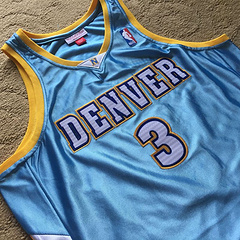 Allen Iverson Denver Nuggets  blue 3 MN