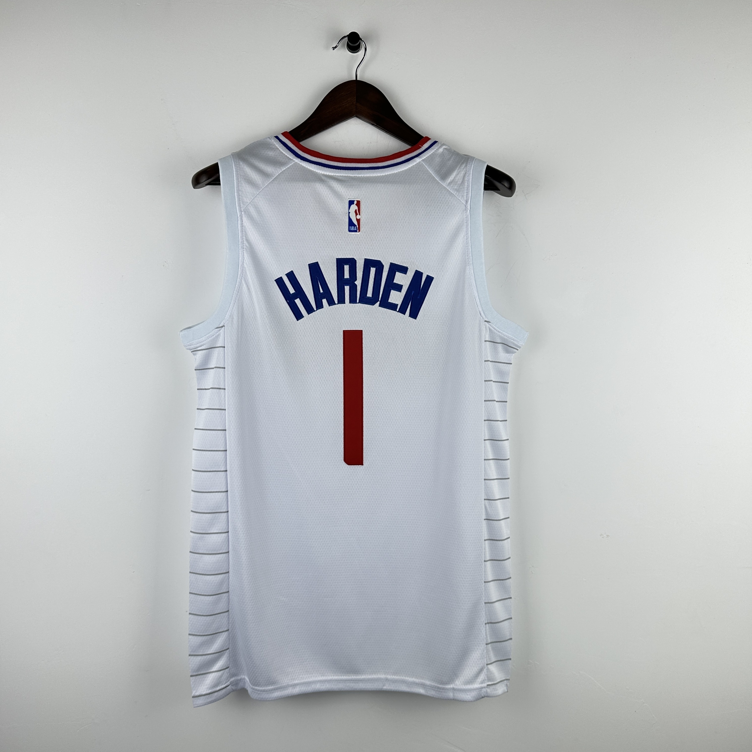 Clippers Embroidered White No. 1 Harden
