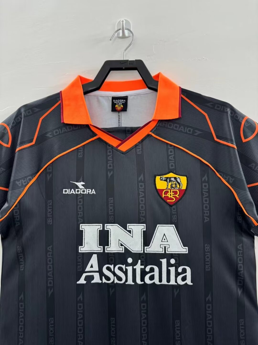 1999/00 Roma away retro jersey 1:1 Thai quality - Fans Edition