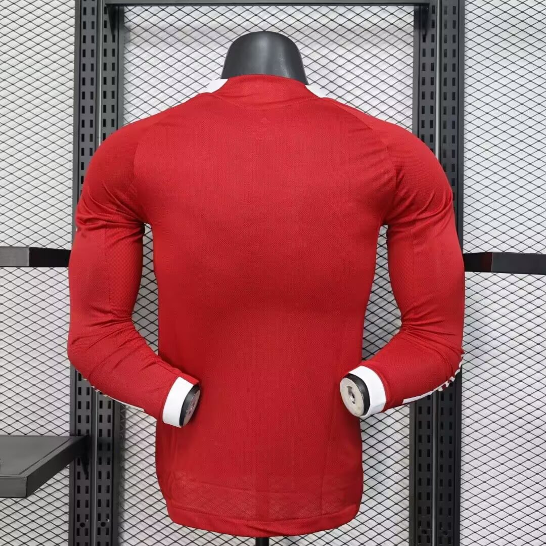 2025-26-Liverpool Home Long Sleeve - Player Edition