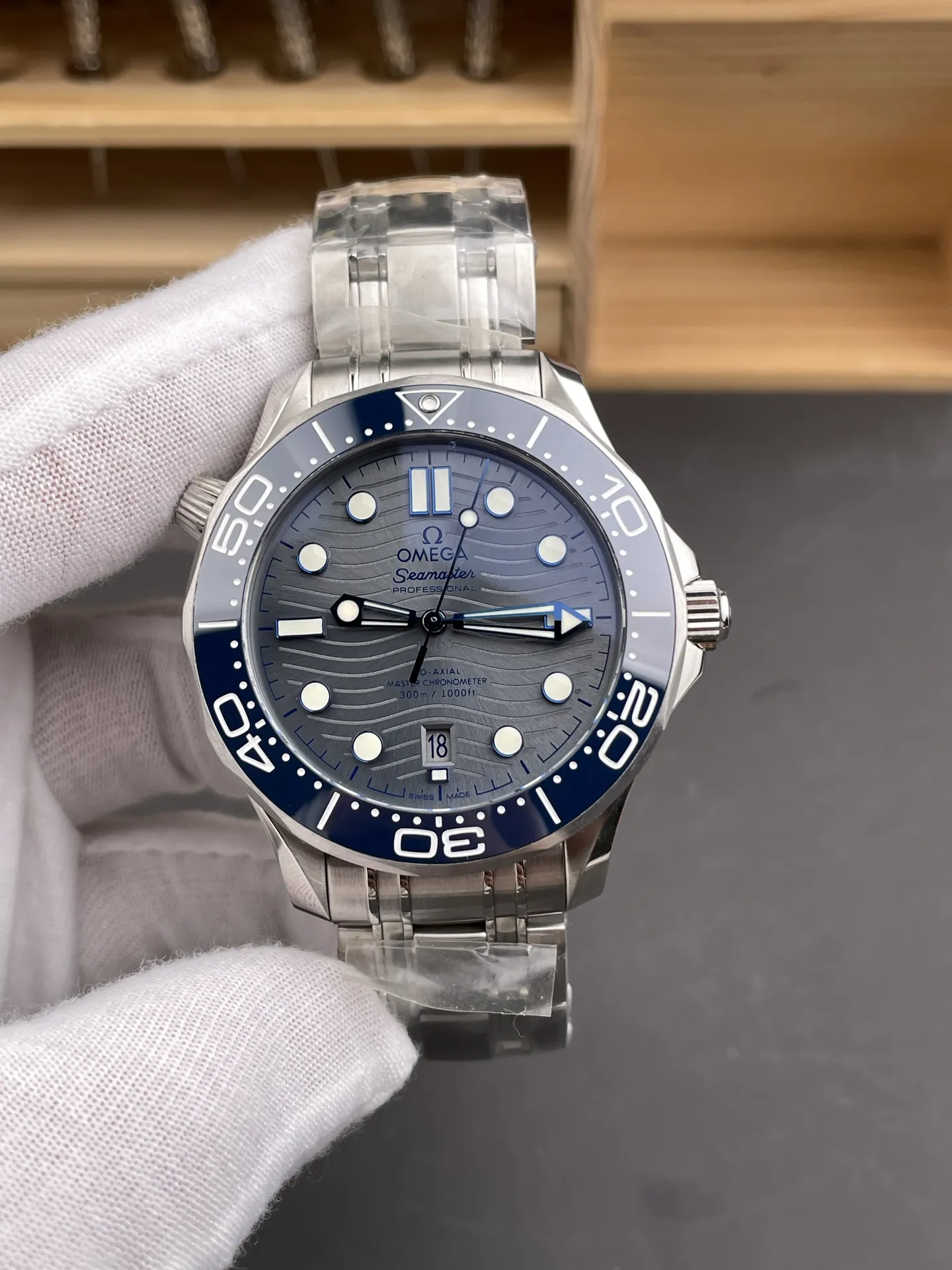 Omega Seamaster 300 Grey Dial 42mm