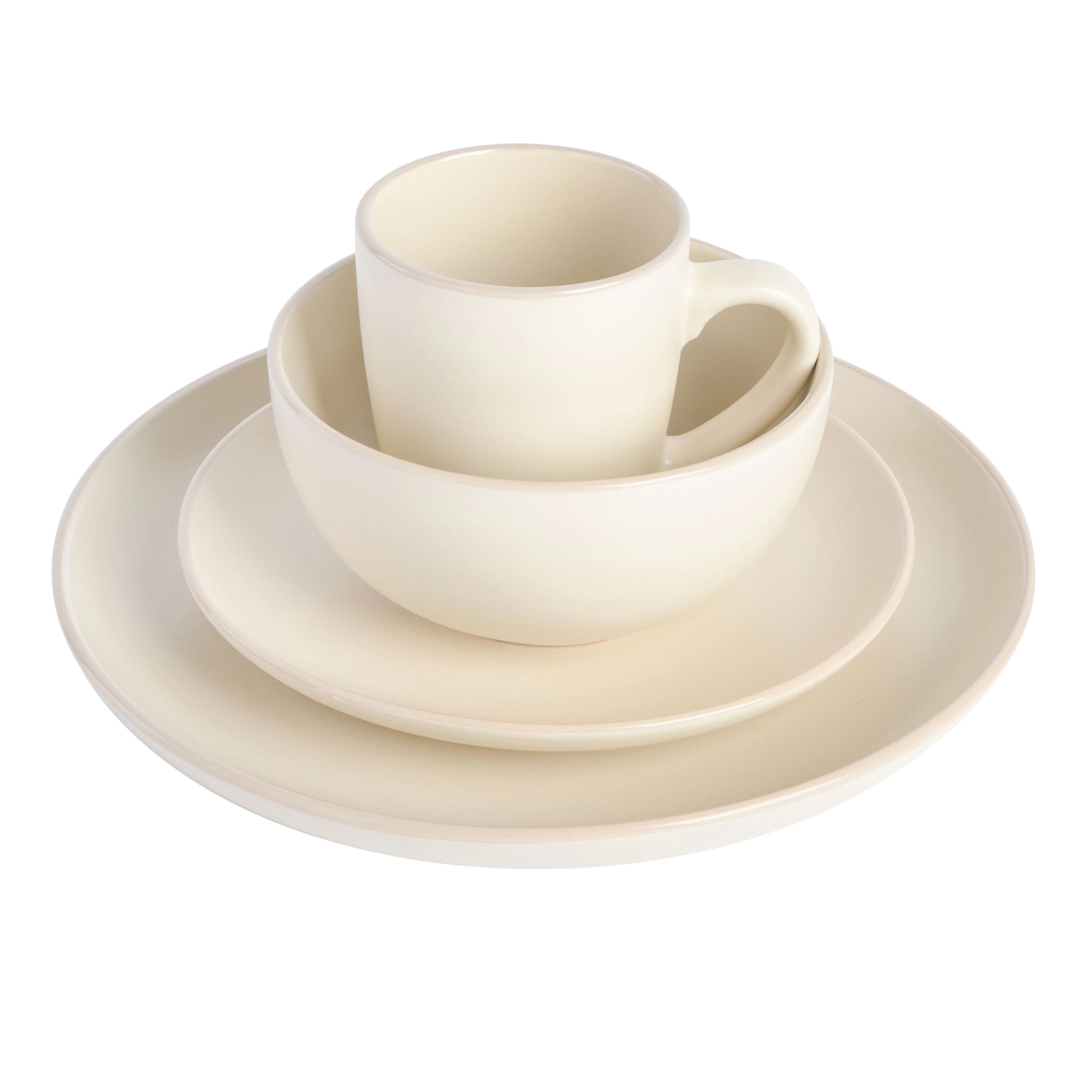 Gibson Home Rockaway 32 Piece Dinnerware Set - Gray