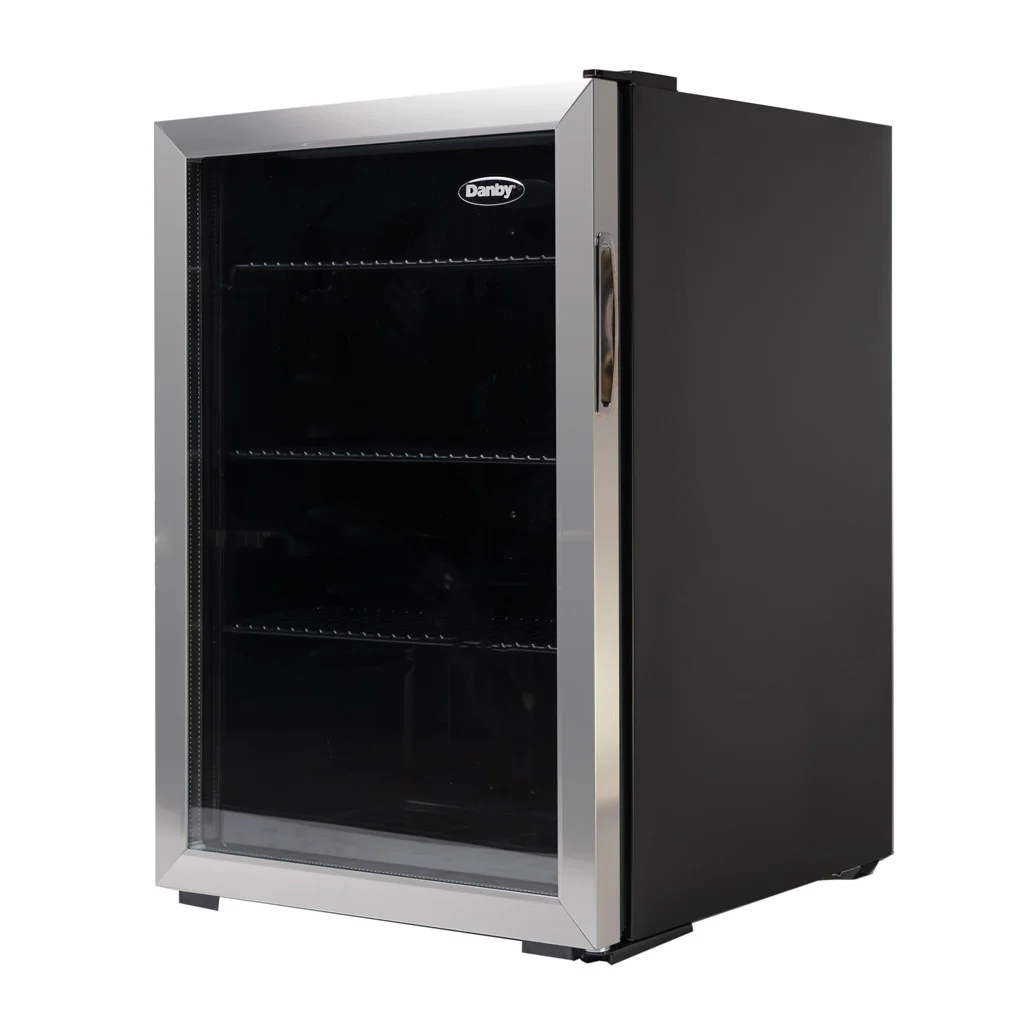 Danby 2.6 cu. ft. Free-Standing Beverage Center in Stainless Steel DBC026A1BSSDB