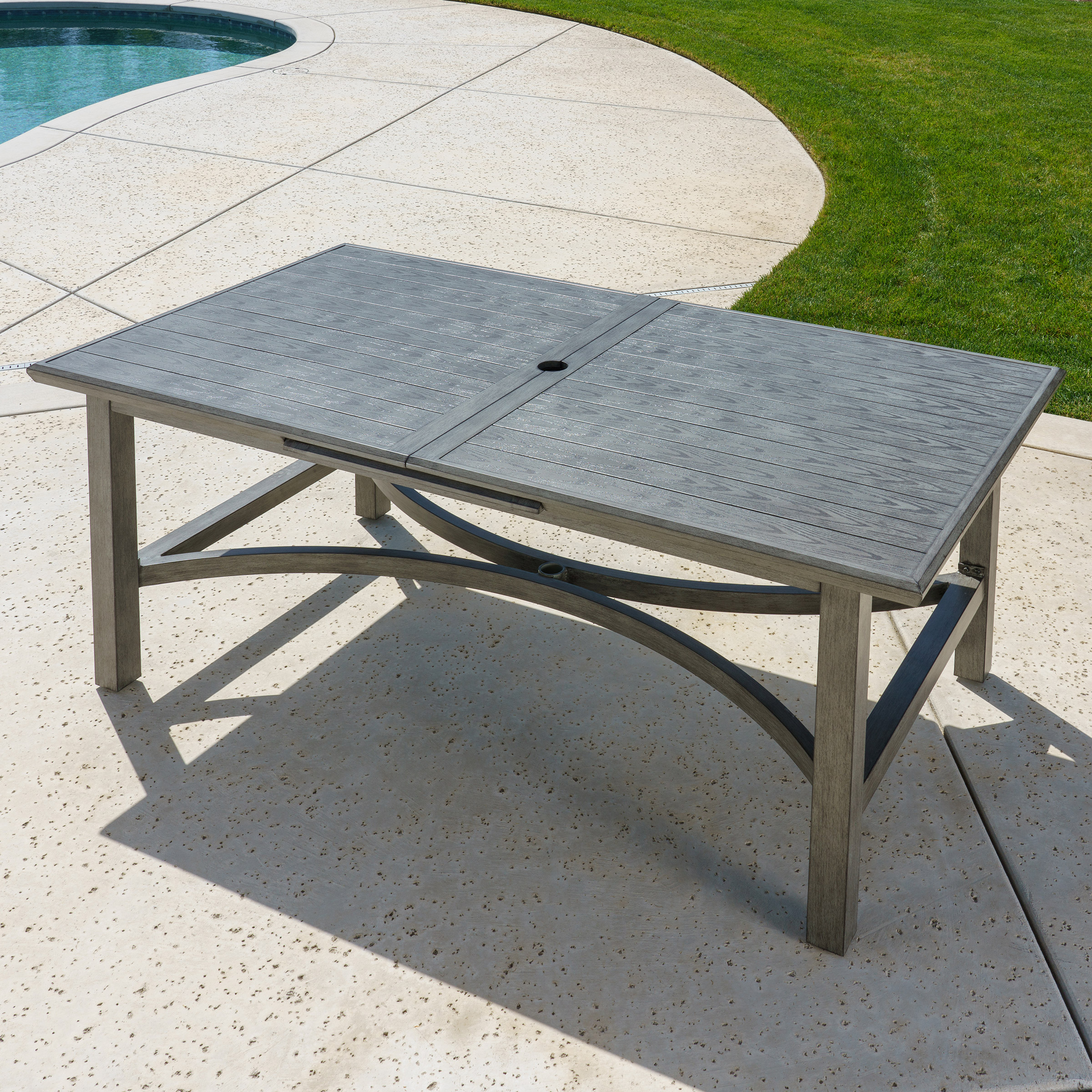 SunVilla Danson 7-piece Outdoor Patio High Dining Set with Expanding Table