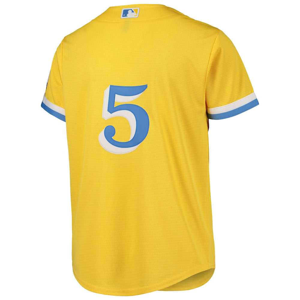 Youth Boston Red Sox Enrique Hernandez City Connect Replica Jersey - Gold