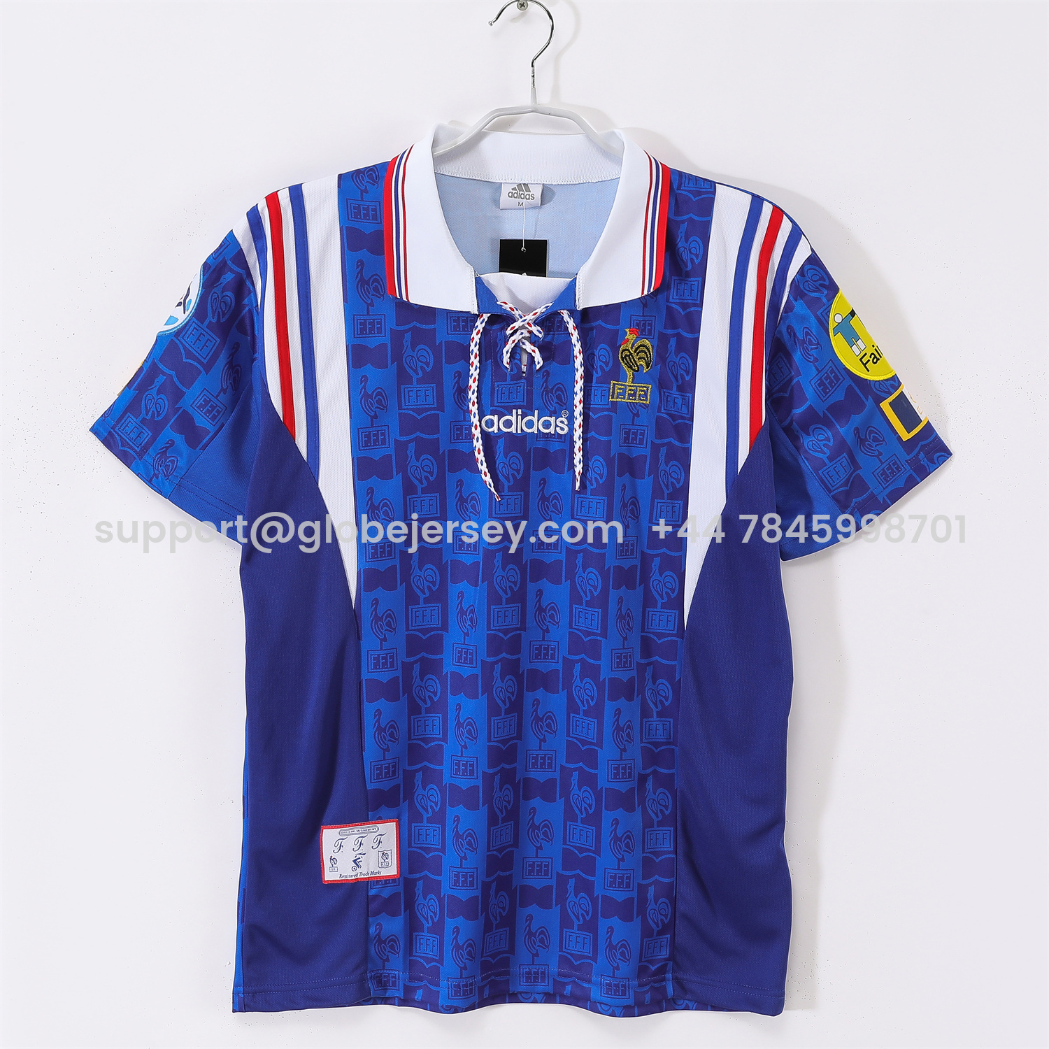 Retro France 1996 Home Jersey