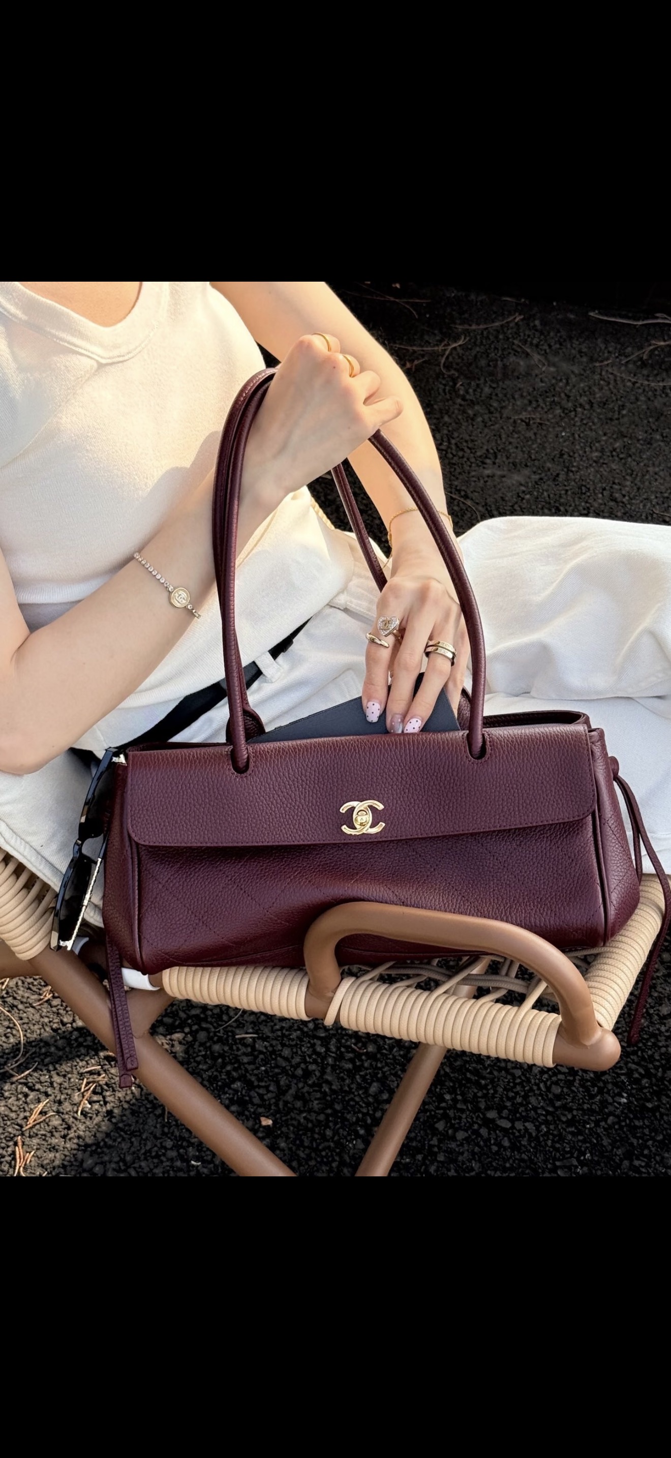 [10A] Chanel Stitched Urban Essentials Bag