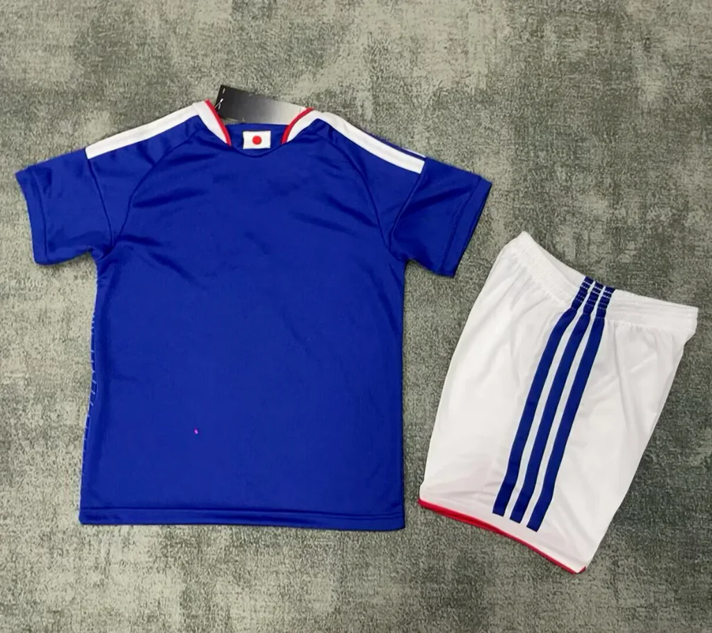 Japan 2026 Blue World Cup Home Kids Jersey Set