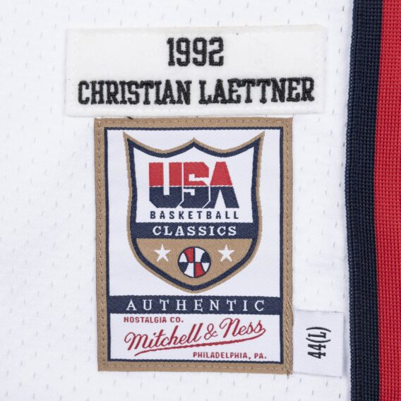 USA team 1992 jersey. Christian Laettner. Number 4——White