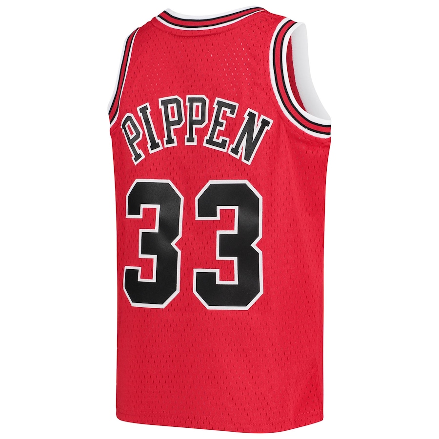 Youth Chicago Bulls Scottie Pippen Mitchell & Ness Red 1997-98 Hardwood Classics Swingman Jersey