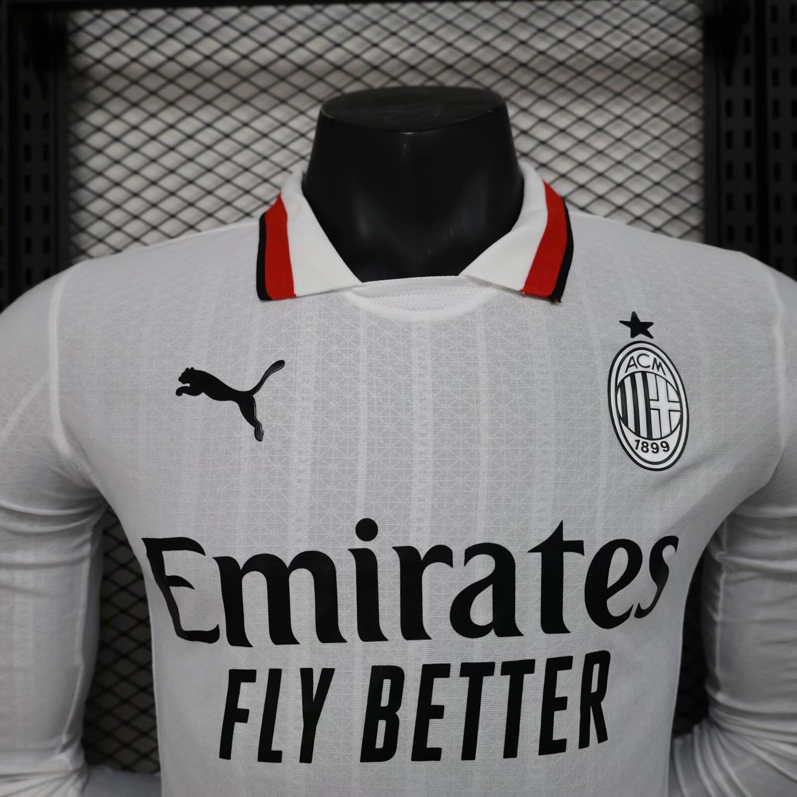 2025-26 New Season AC Milan Away Long Sleeve Jersey - Player Edition
