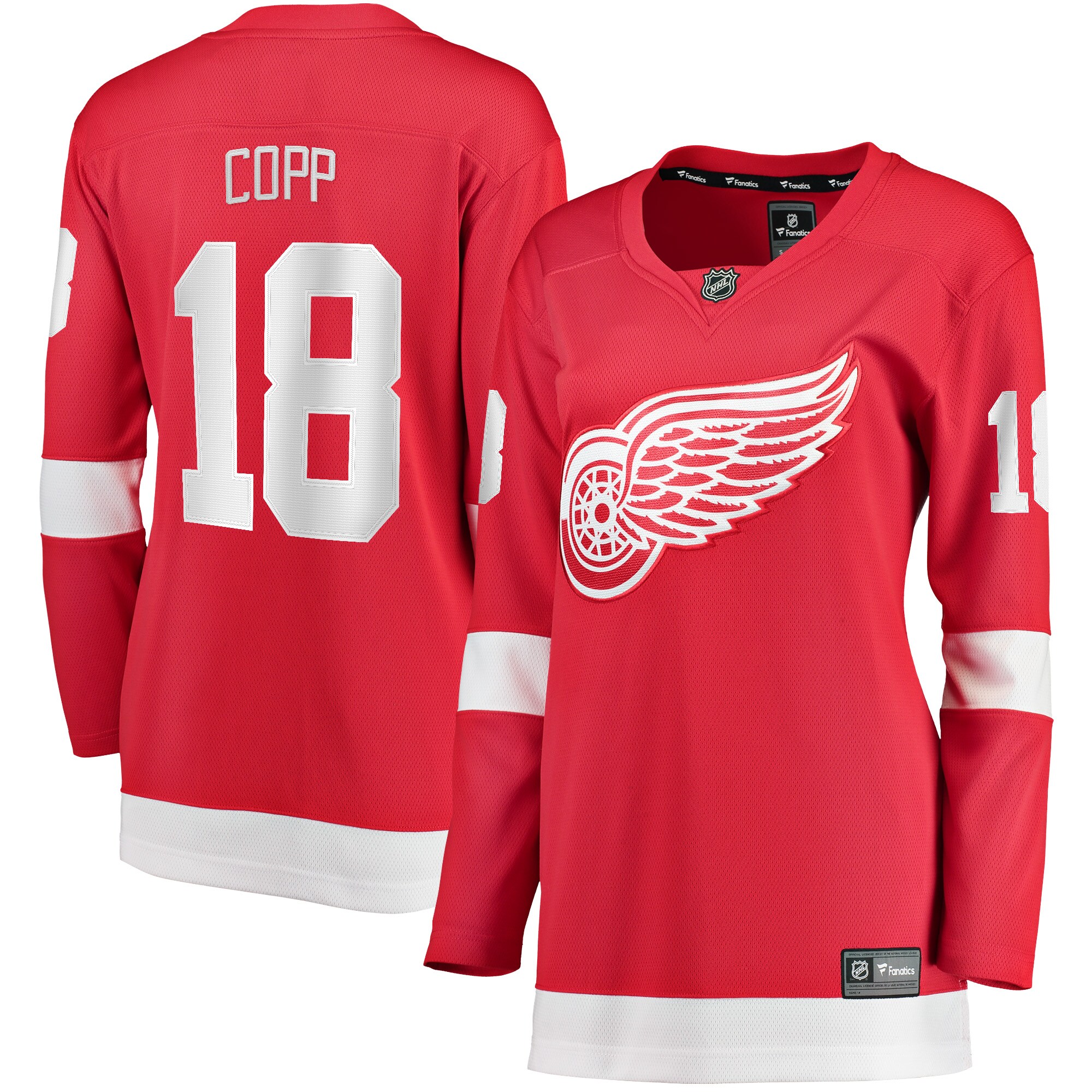 Andrew Copp Detroit Red Wings Fanatics Women’s Home Breakaway   Jersey – Red