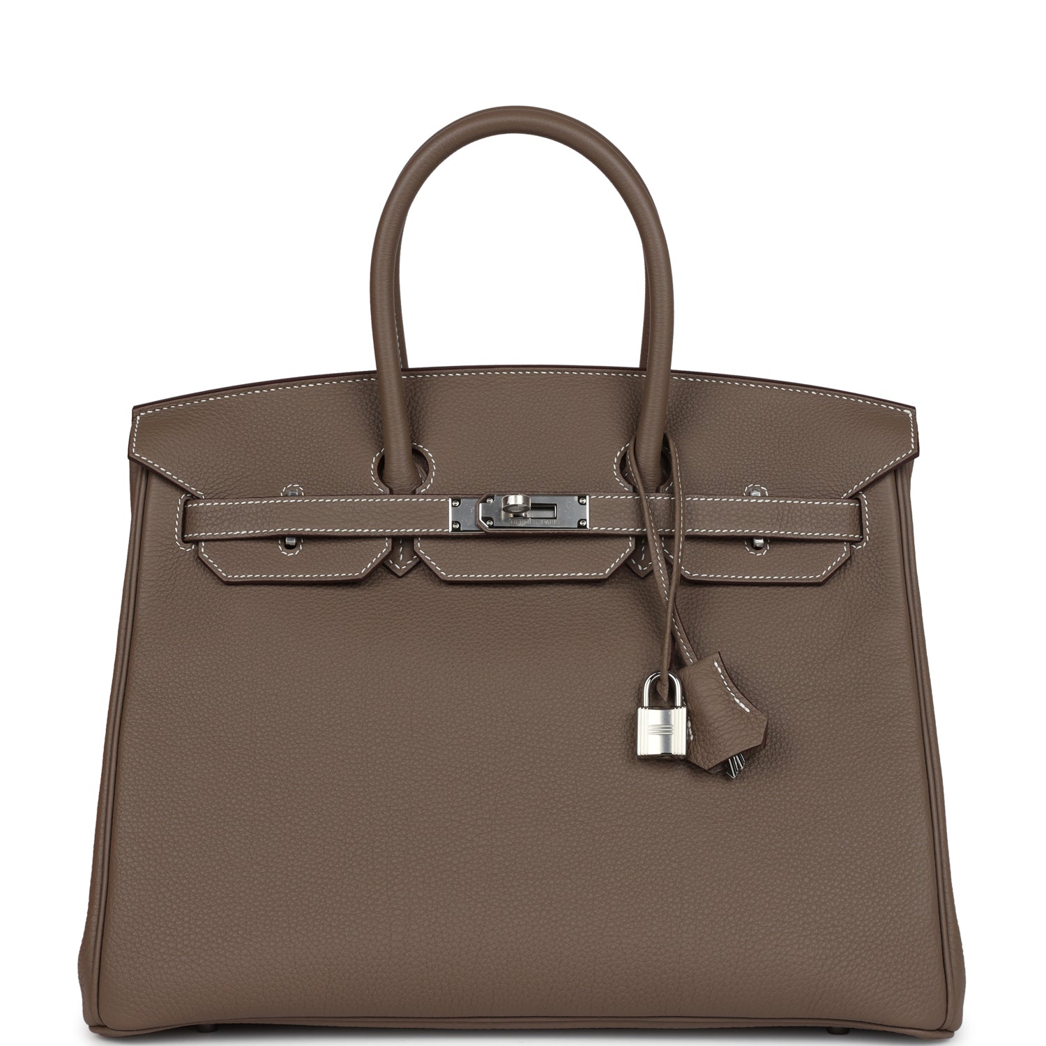 Birkin 35 Etoupe Togo Palladium Hardware