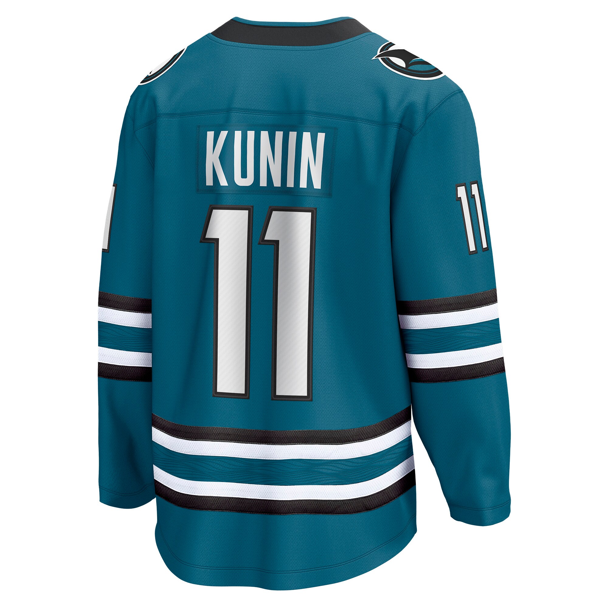 Luke Kunin San Jose Sharks Fanatics Home Breakaway   Jersey – Teal