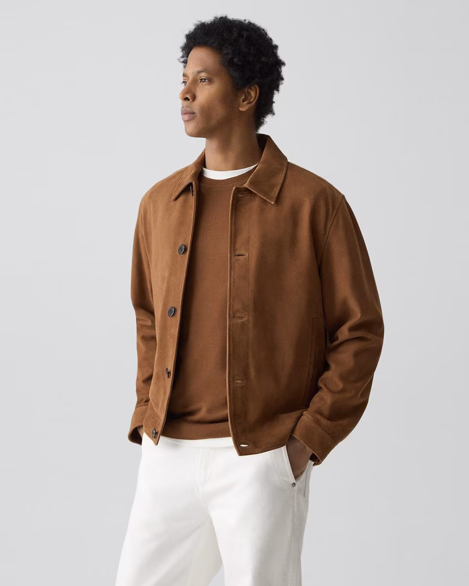 Amos Jacket in Suede