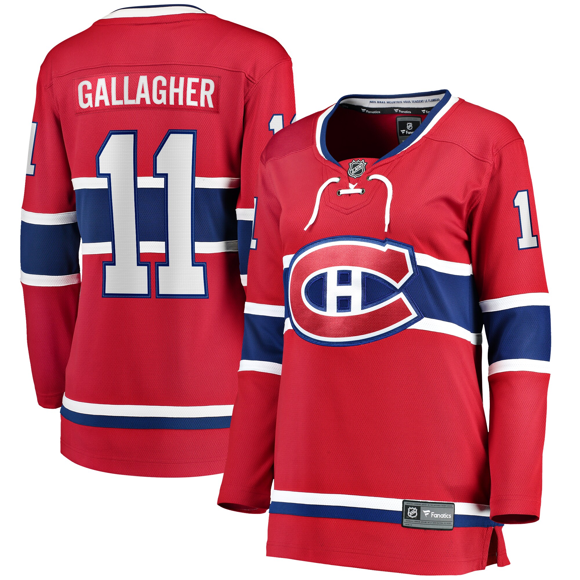 Brendan Gallagher Montreal Canadiens Fanatics Women’s Home Breakaway   Jersey – Red