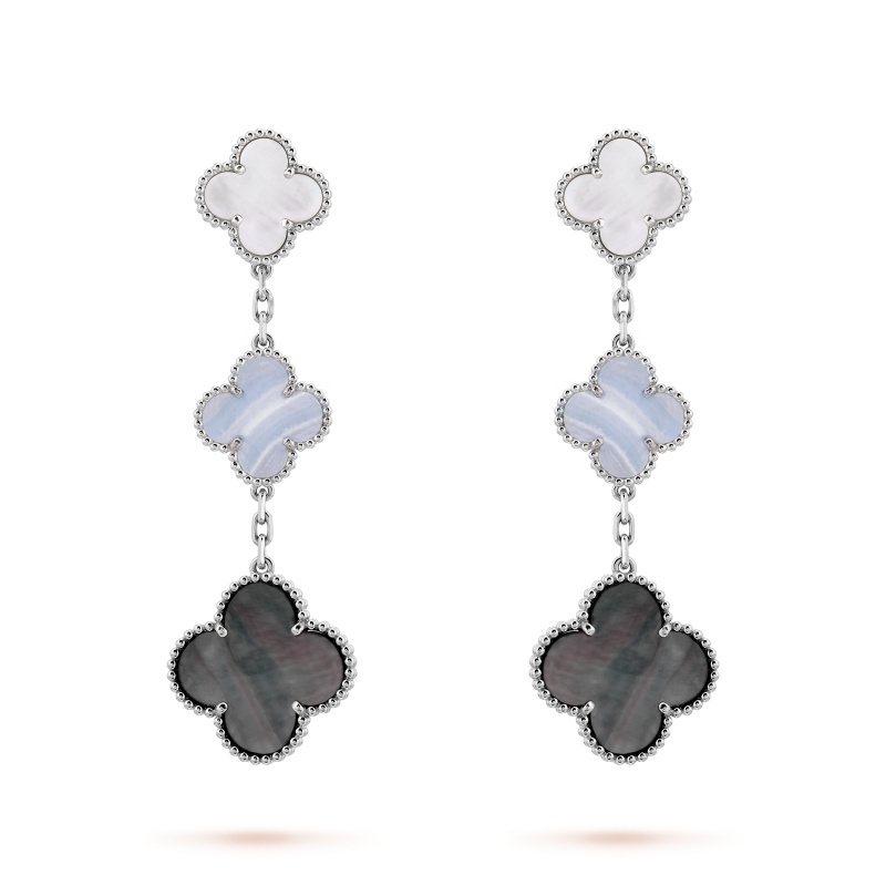 Magic Alhambra earrings, 3 motifs