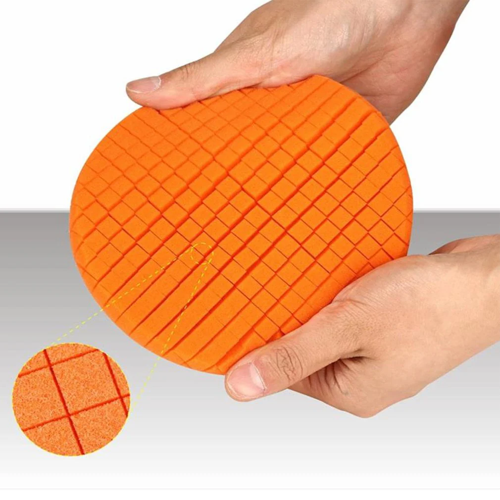 ICOCO 5pcs Buffing Polishing Pads 6 Inch Backing Plate Compound Buffing Sponge Pads Car Detailing Foam Sponge Tool