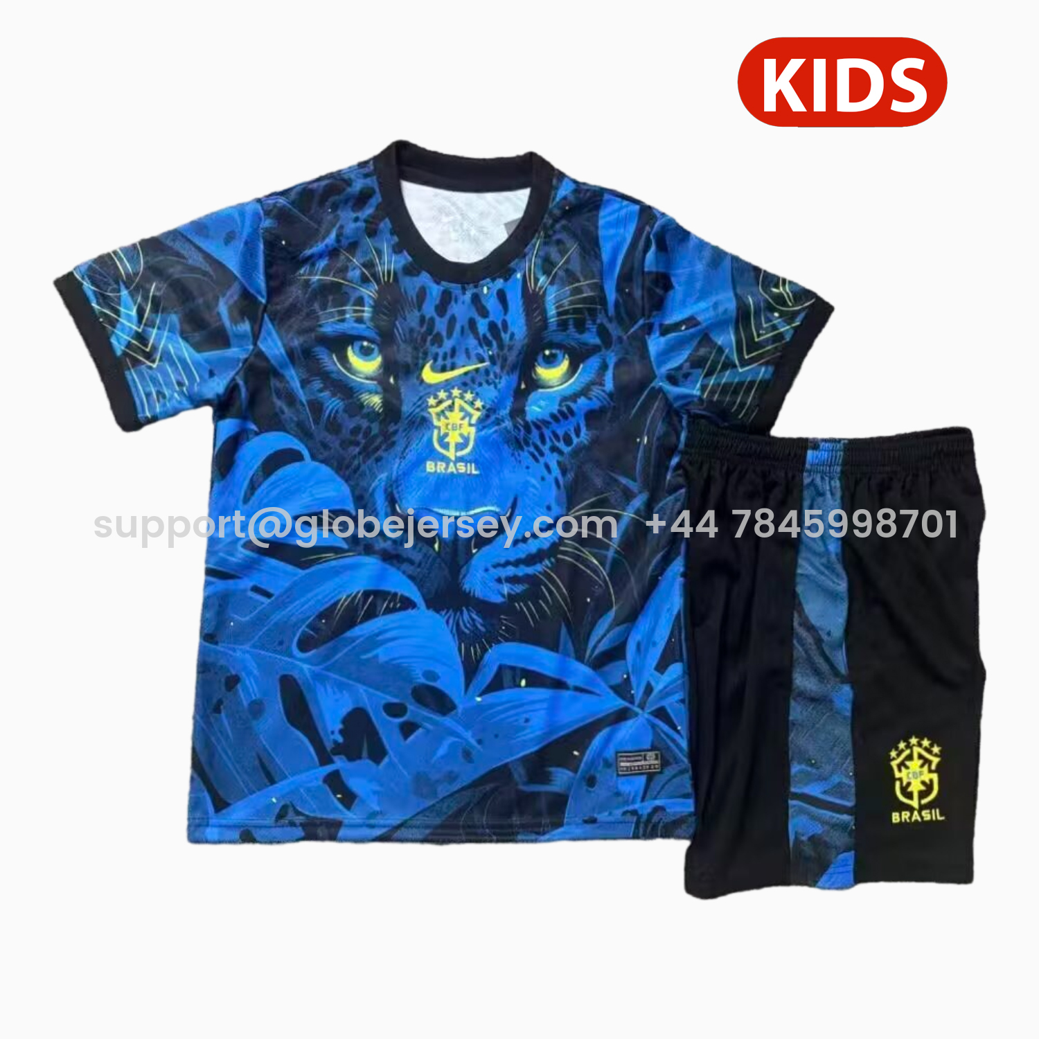 Brazil 25-26 Blue Leopard Special Kids Kit