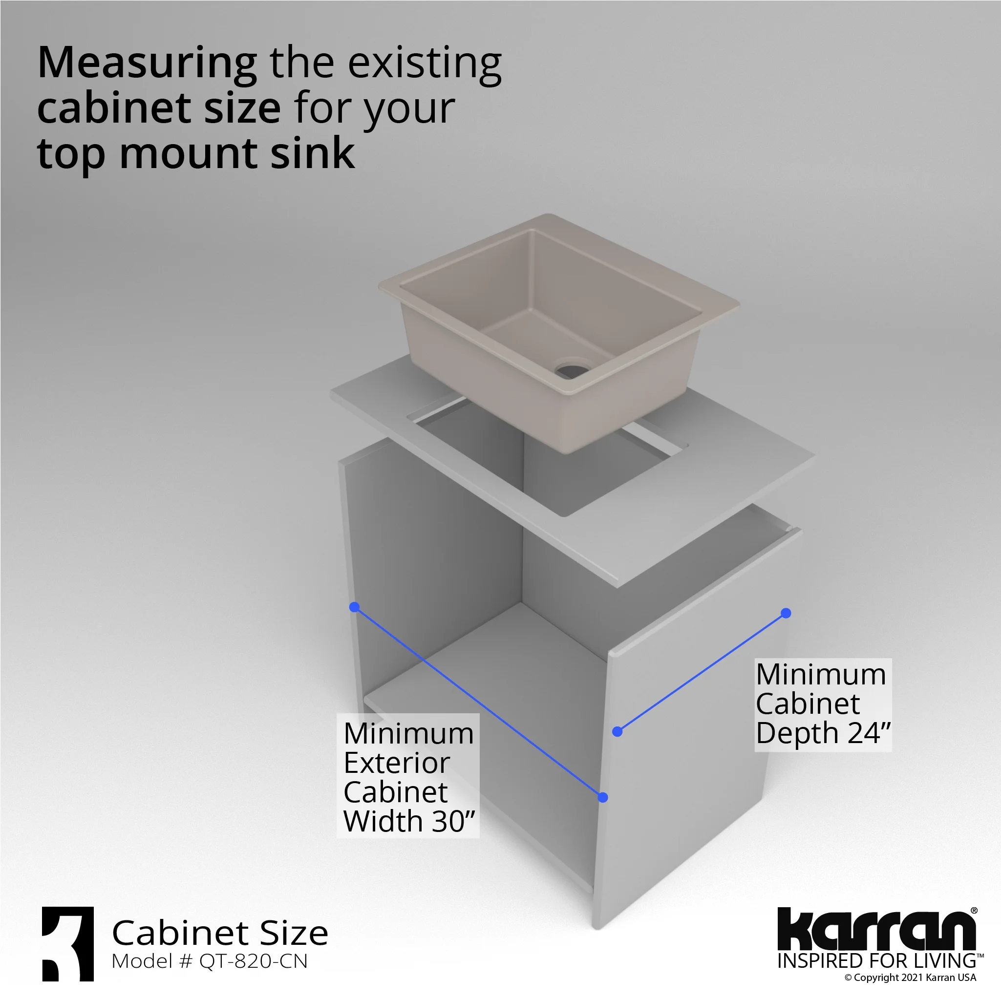 Karran Usa Qt-820 Top Mount 25