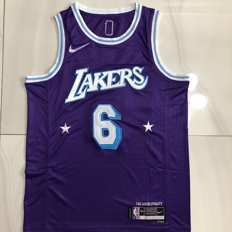 Los Angeles Lakers James Purple 6 MN