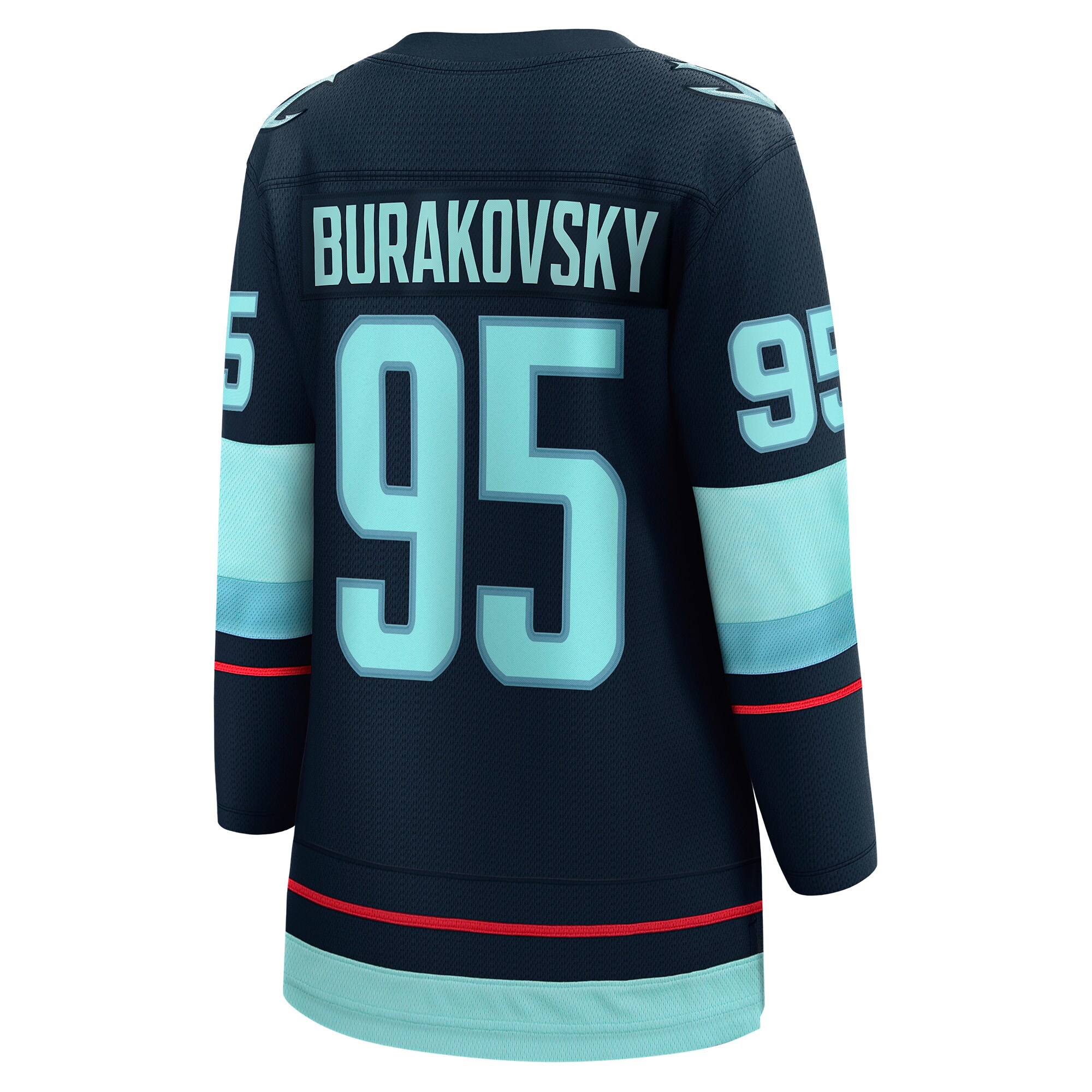 Andre Burakovsky Seattle Kraken Fanatics Women’s Home Breakaway   Jersey – Deep Sea Blue