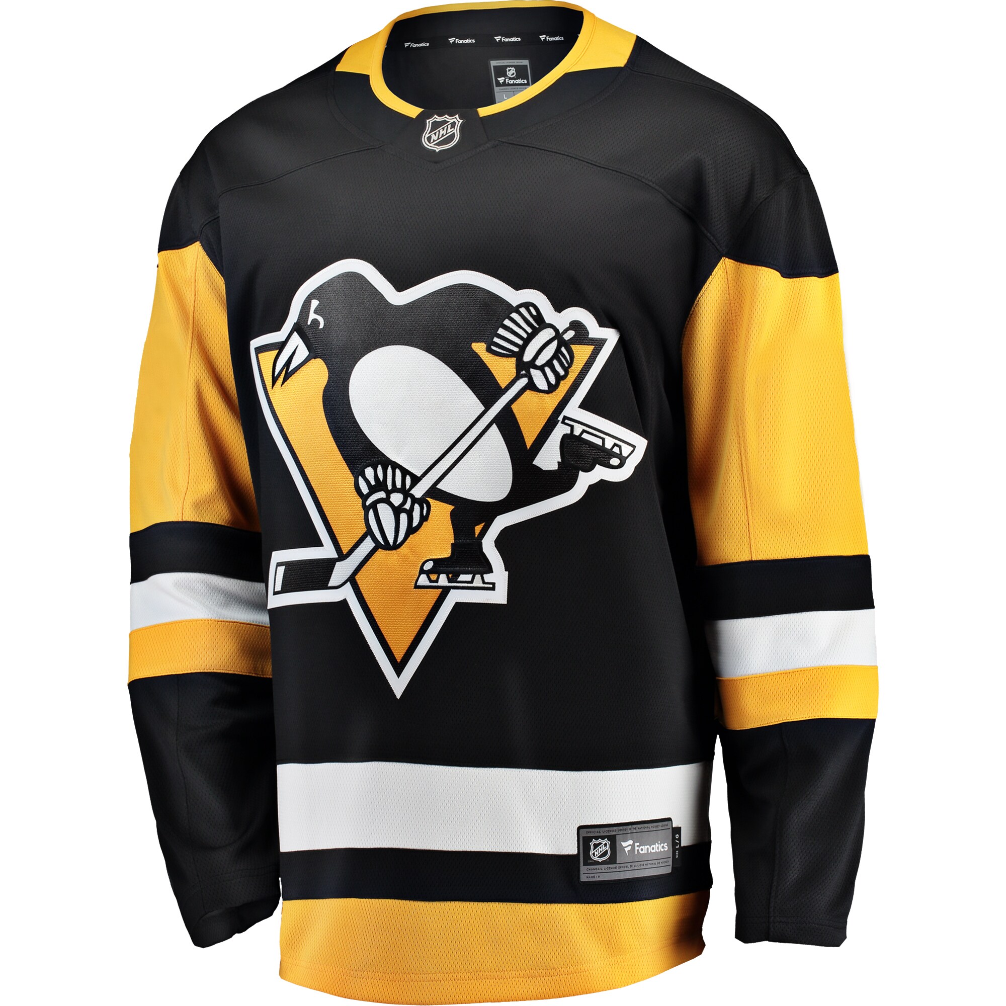 Pittsburgh Penguins Fanatics Breakaway Home Jersey – Black