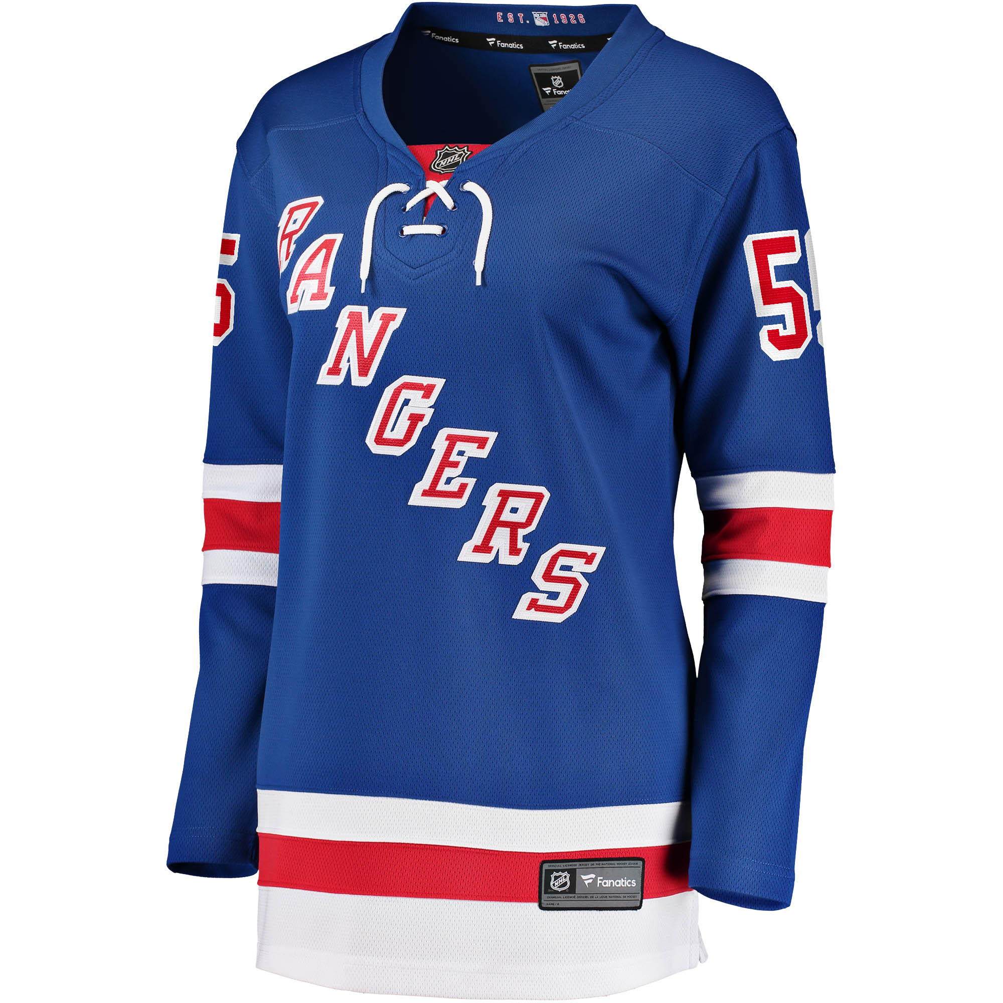 Ryan Lindgren New York Rangers Fanatics Women’s Home Breakaway Jersey – Blue