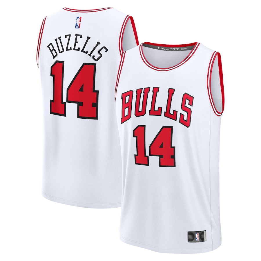 Youth Chicago Bulls Matas Buzelis Fanatics White Fast Break Replica  Jersey - Association Edition