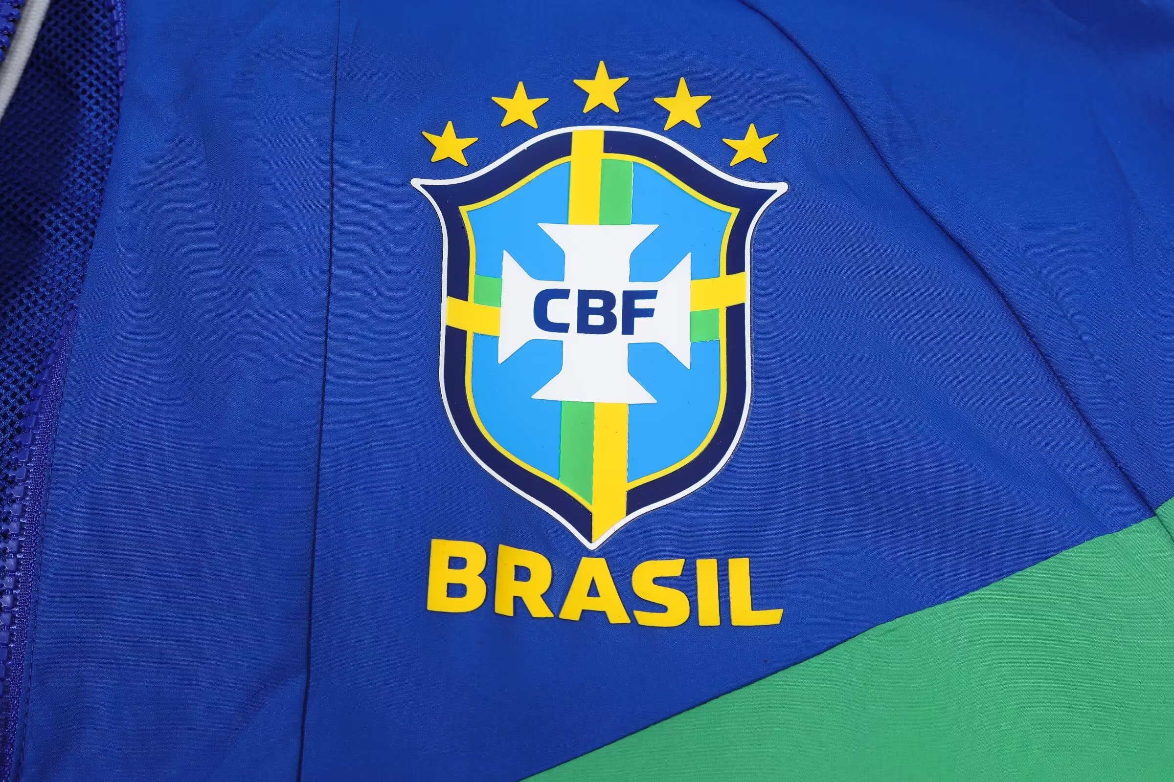 2024/25 Brazil National Team Blue Windbreaker