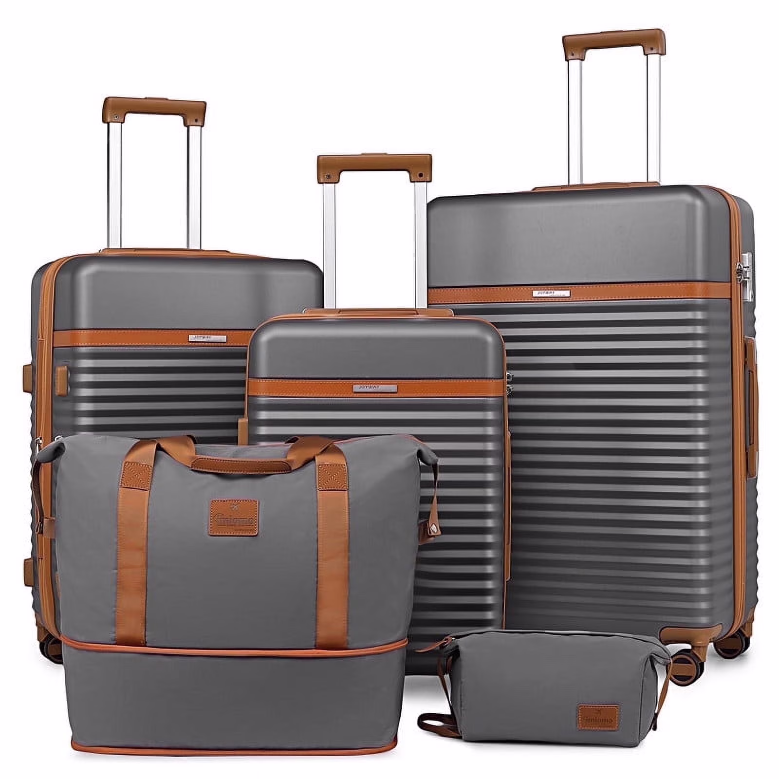 Joyway - 5-Piece Luggage Sets ABS Hardside Spinner Luggage -(Expandable Suitcase20