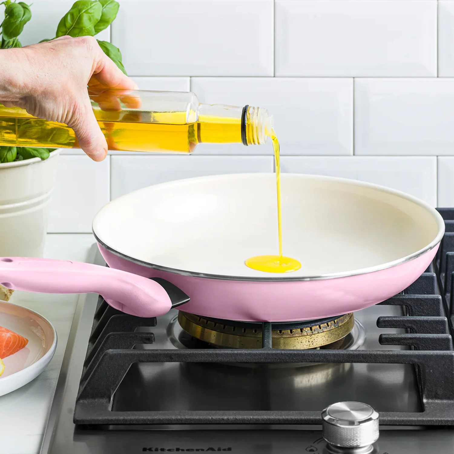 GreenPan Rio Ceramic Nonstick 16-Piece Cookware Set - Black