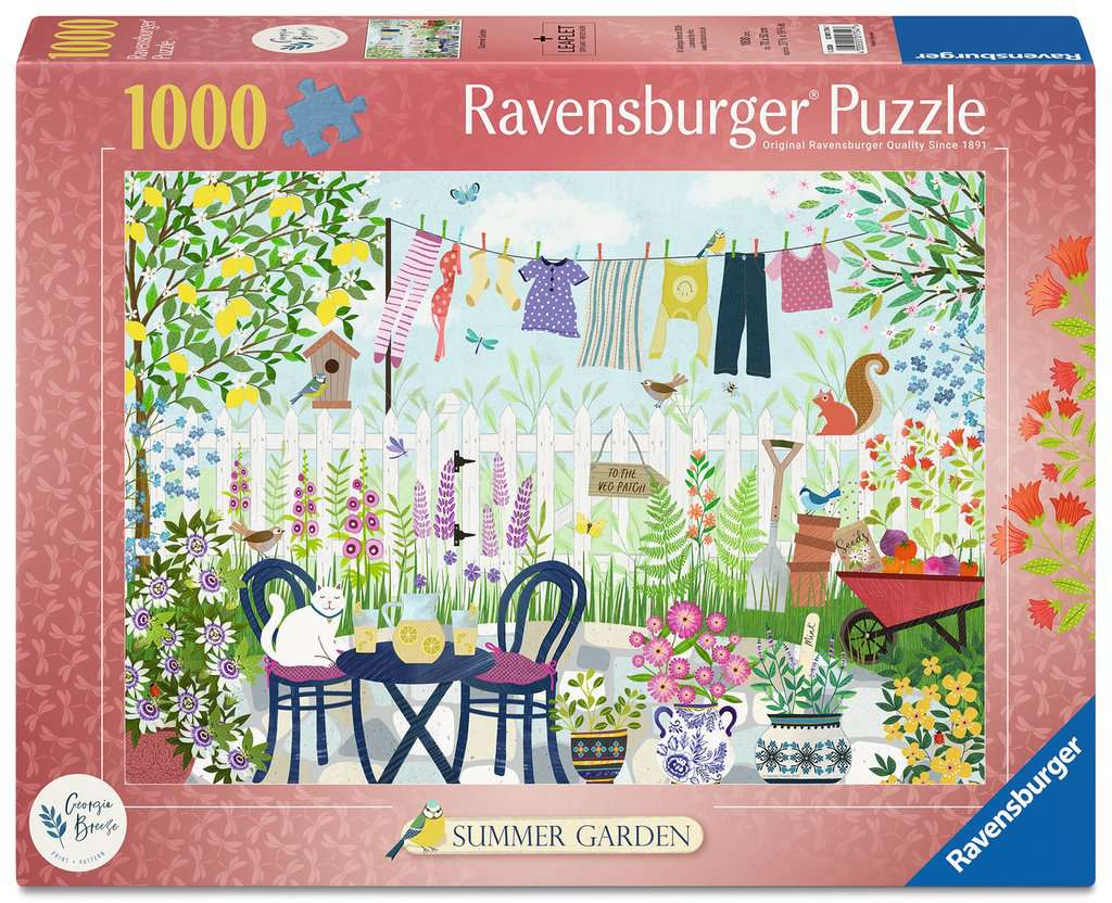 Summer Garden by Georgie Breeze - 1000 Piece Jigsaw Puzzle (Ravensburger)