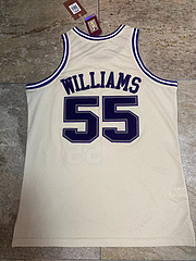 Sacramento Kings Jason Williams White 55 MN