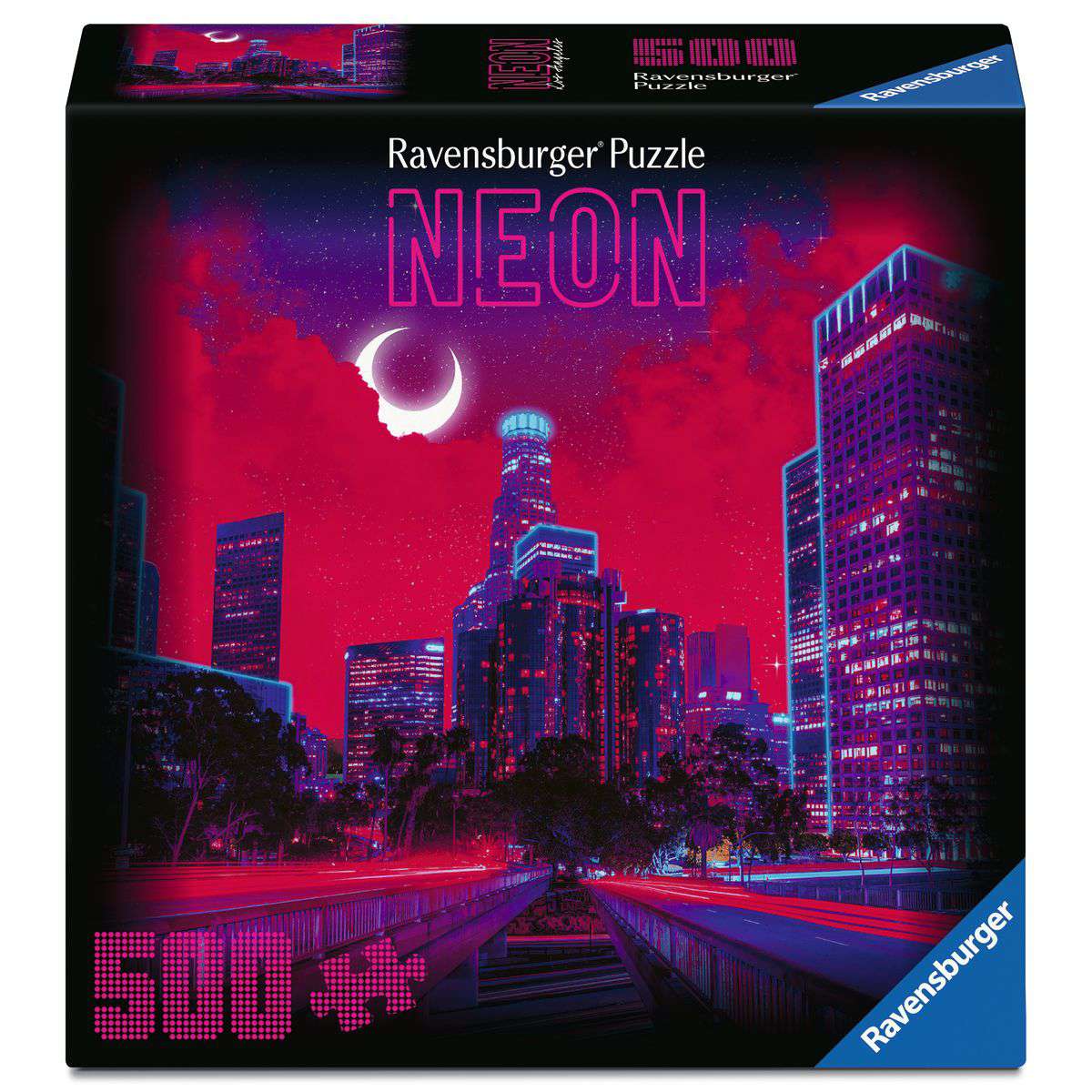 Neon Los Angeles - 500 Piece Jigsaw Puzzle (Ravensburger)