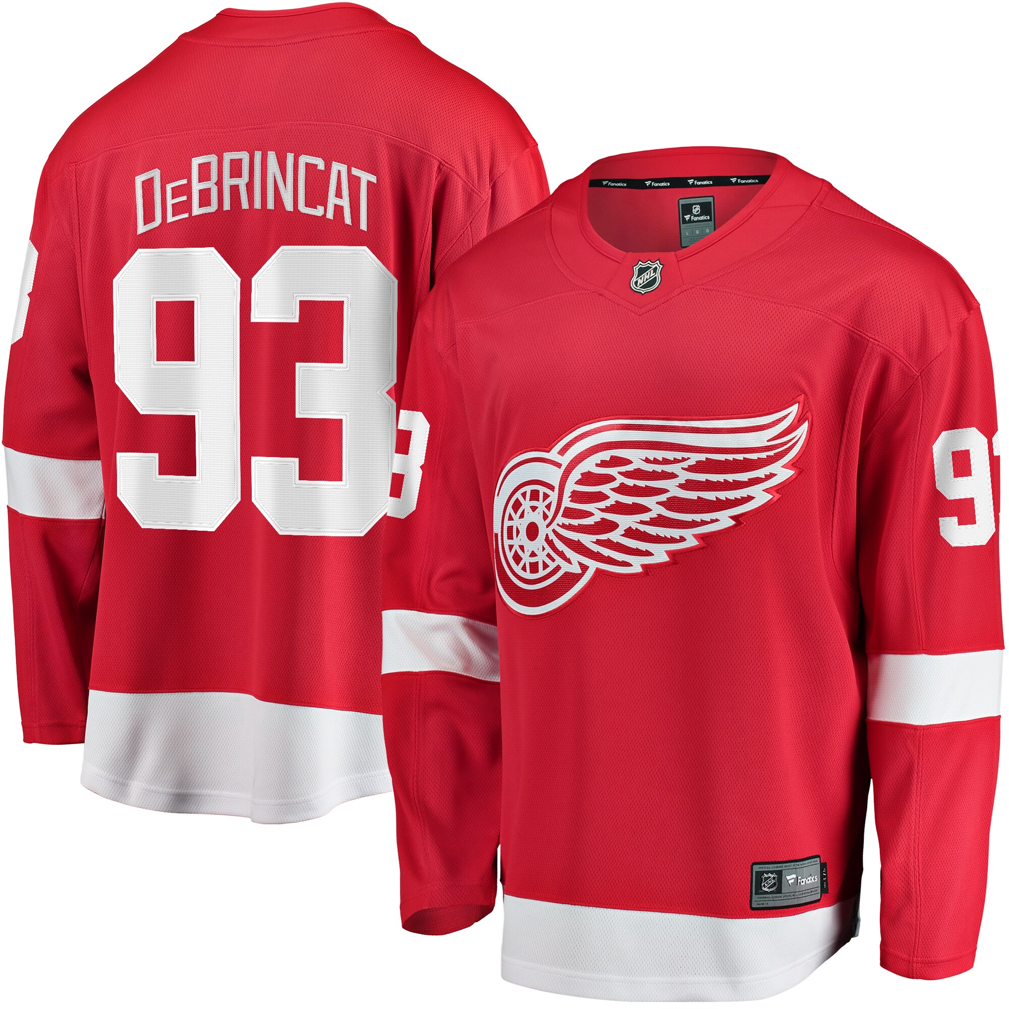 Alex DeBrincat Detroit Red Wings Fanatics Home Breakaway Jersey – Red
