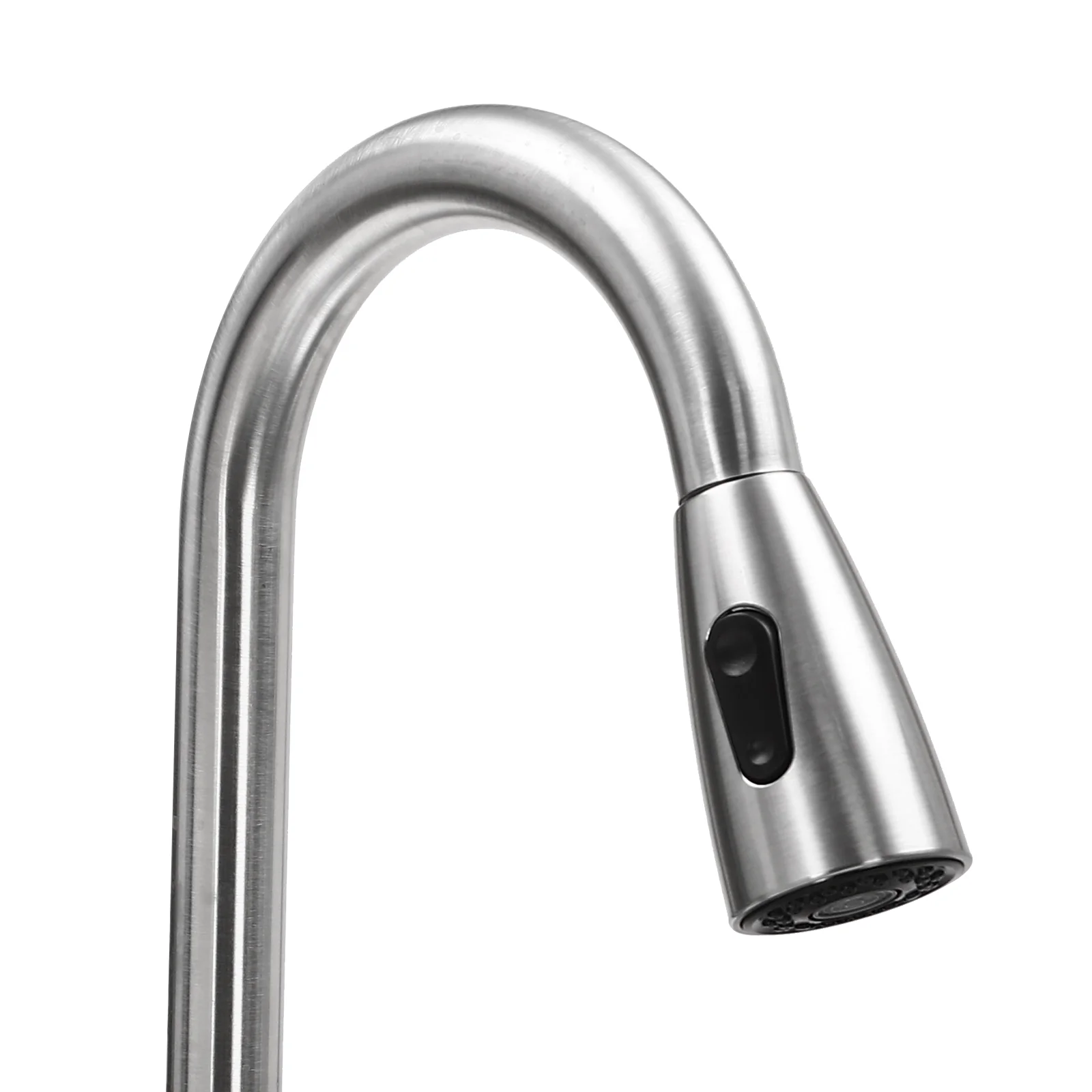 YIYIBYUS Commercial Utility Sink Stainless Steel Freestanding Single Bowl Laundry Sink with Pull-Out 360° Faucet, Adjustable Temperature, 63.5×56×87cm