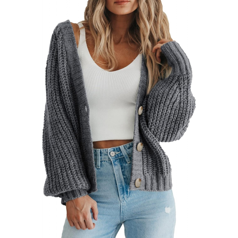 Women's Chunky Knit Open Front Sweater