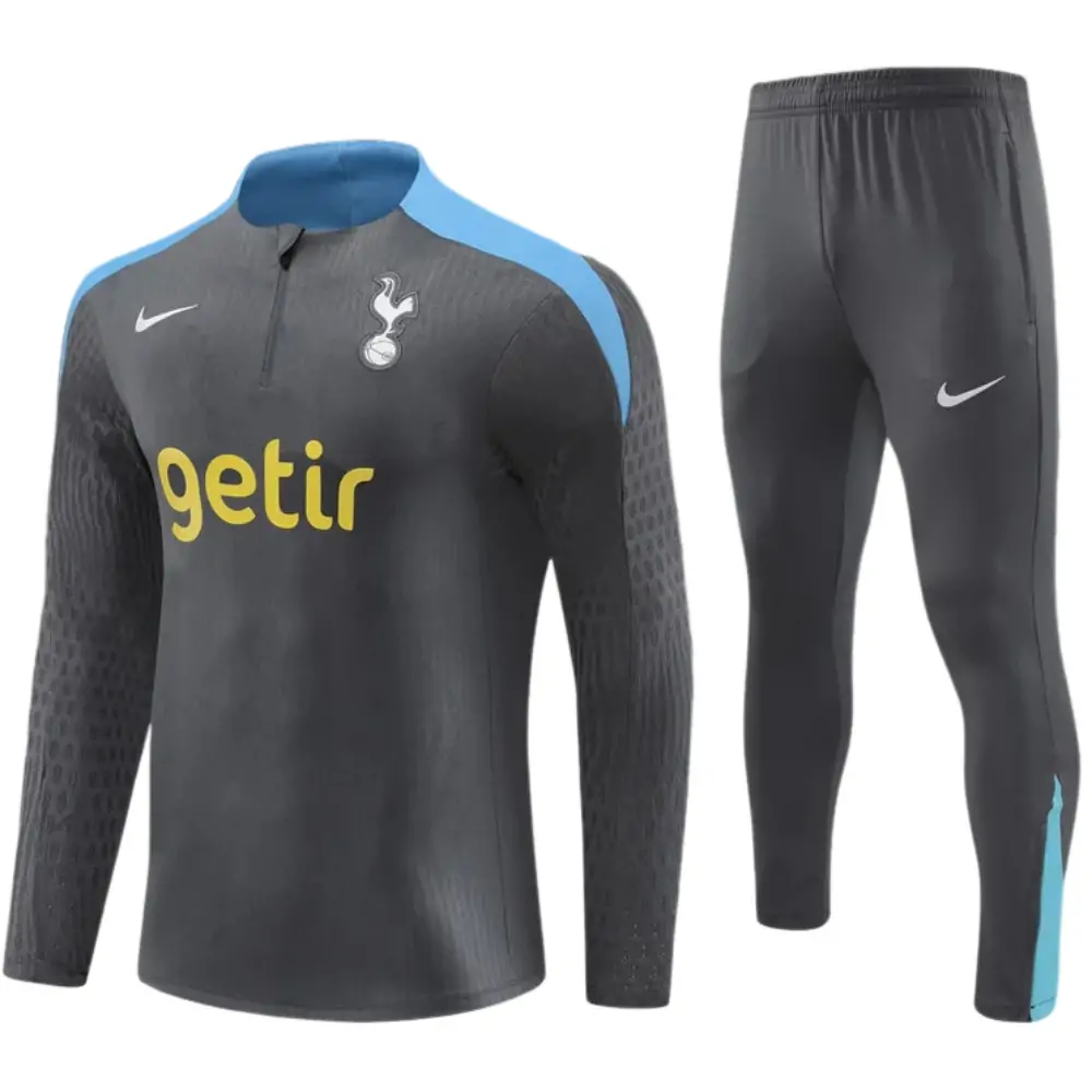 2025-26-New Season- Tottenham Hotspur Dark Grey-Kids-Training Jersey
