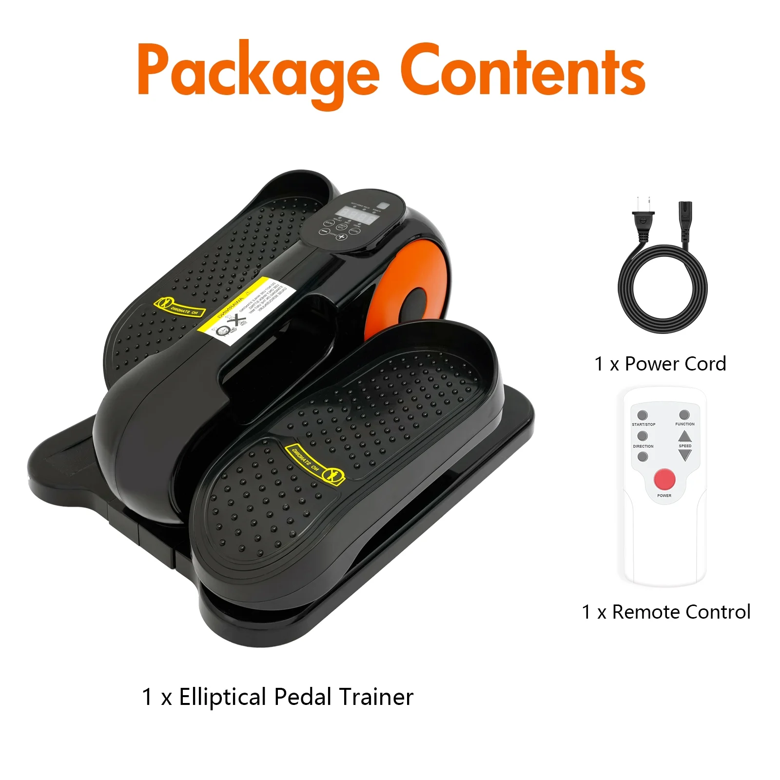 CATGOOD Under Desk Elliptical, Electric Seated Foot & Leg Pedal Exerciser While Sitting for Seniors