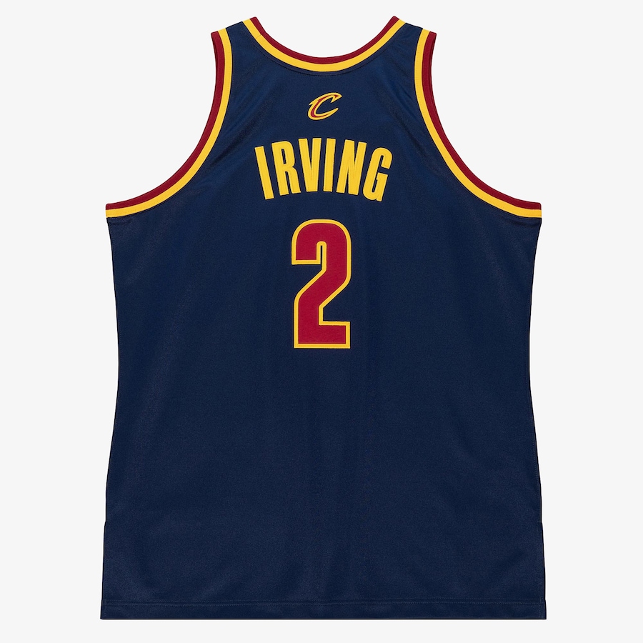 Men's Kyrie Irving Navy Cleveland Cavaliers 2011/12 Hardwood Classics Authentic Jersey