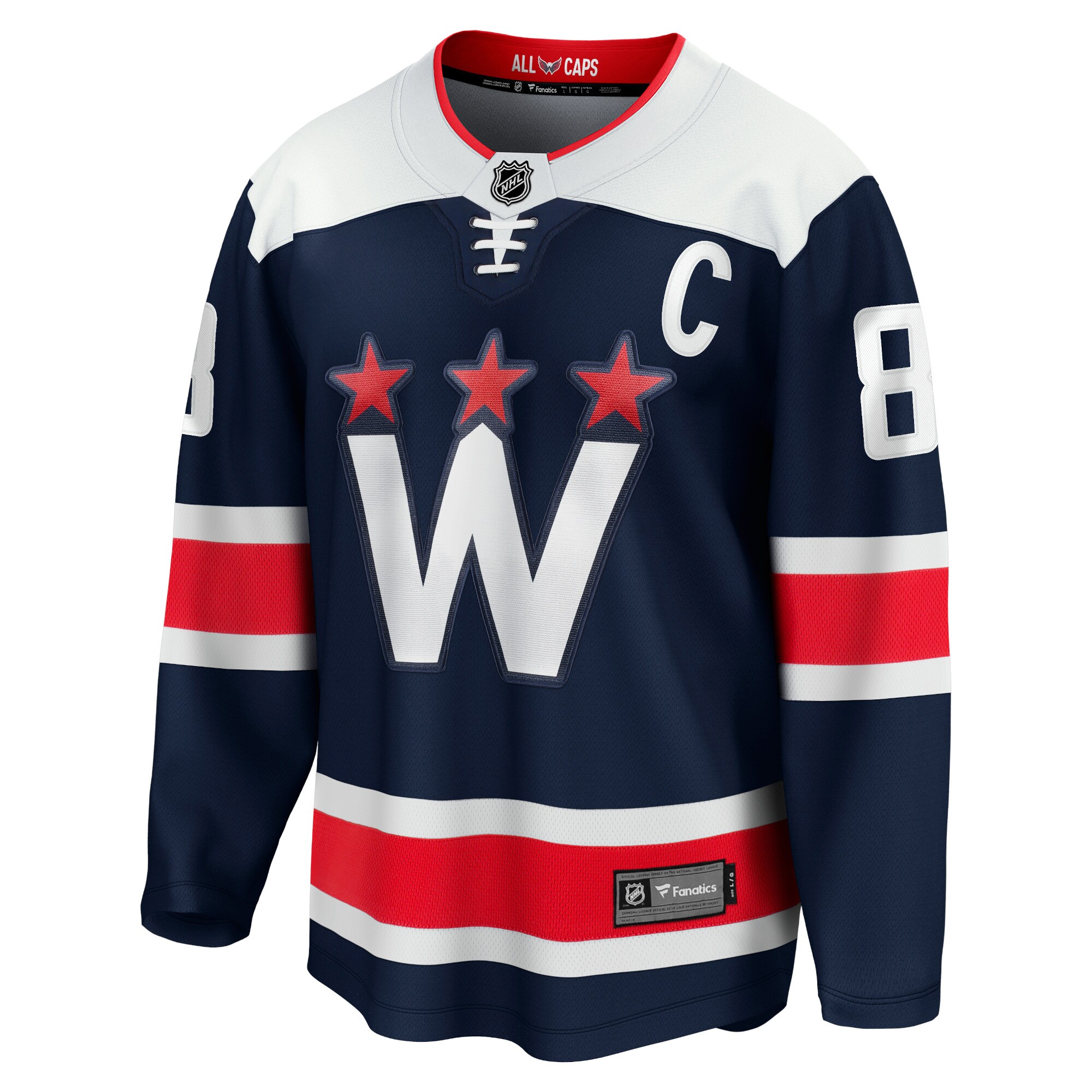 Alexander Ovechkin Washington Capitals Fanatics Alternate Premier Breakaway   Jersey – Navy