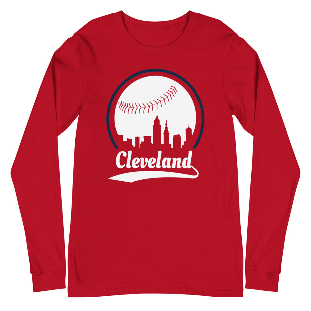 Unisex Cleveland Guardians Baseball Long Sleeve Tee Shirt