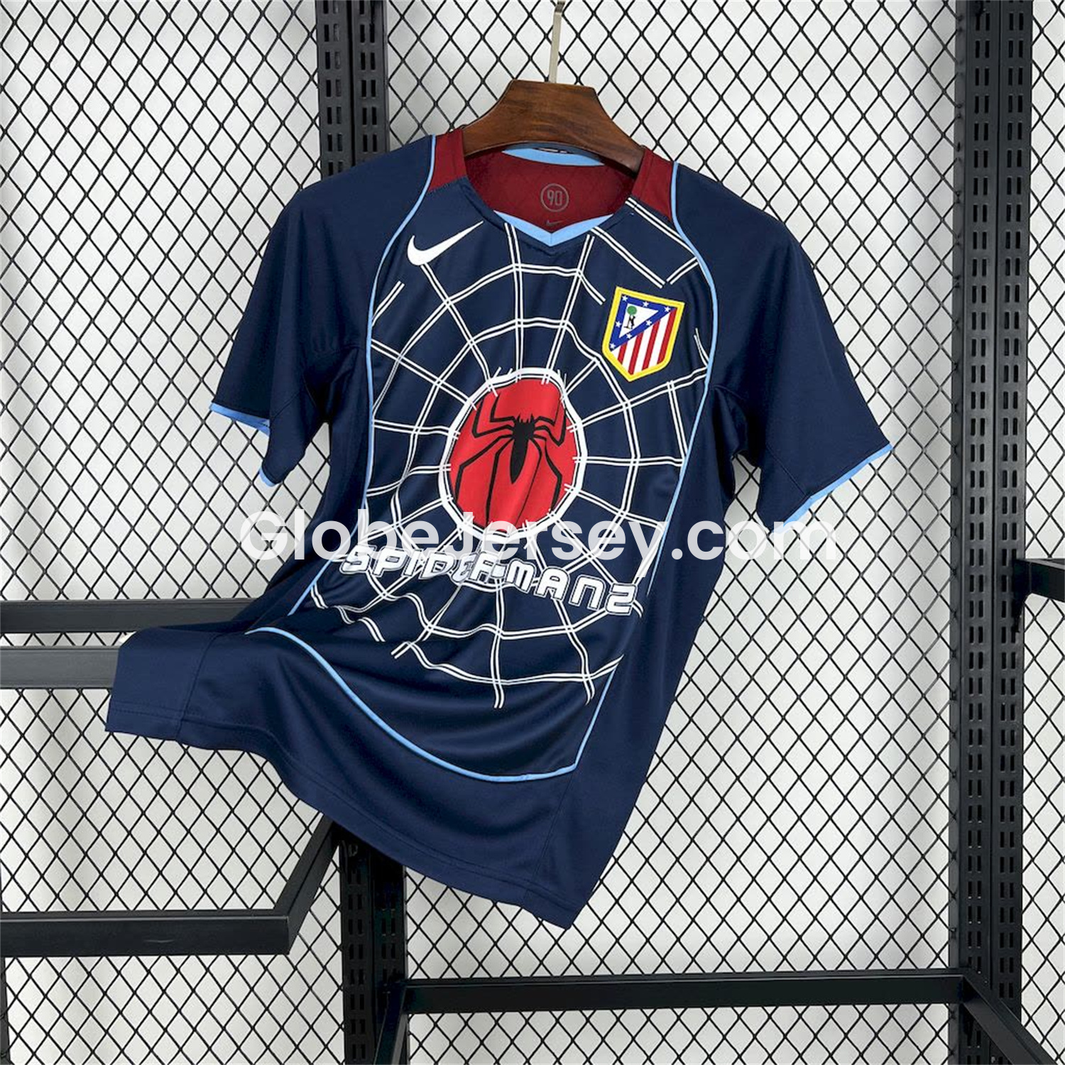 Retro Atletico Madrid 2004-05 Away Jersey - S.p.i.d.e.r M.a.n
