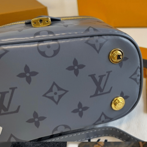 Louis Vuitton Vanity Pm Monogram Empreinte Gray 7.1 Inches