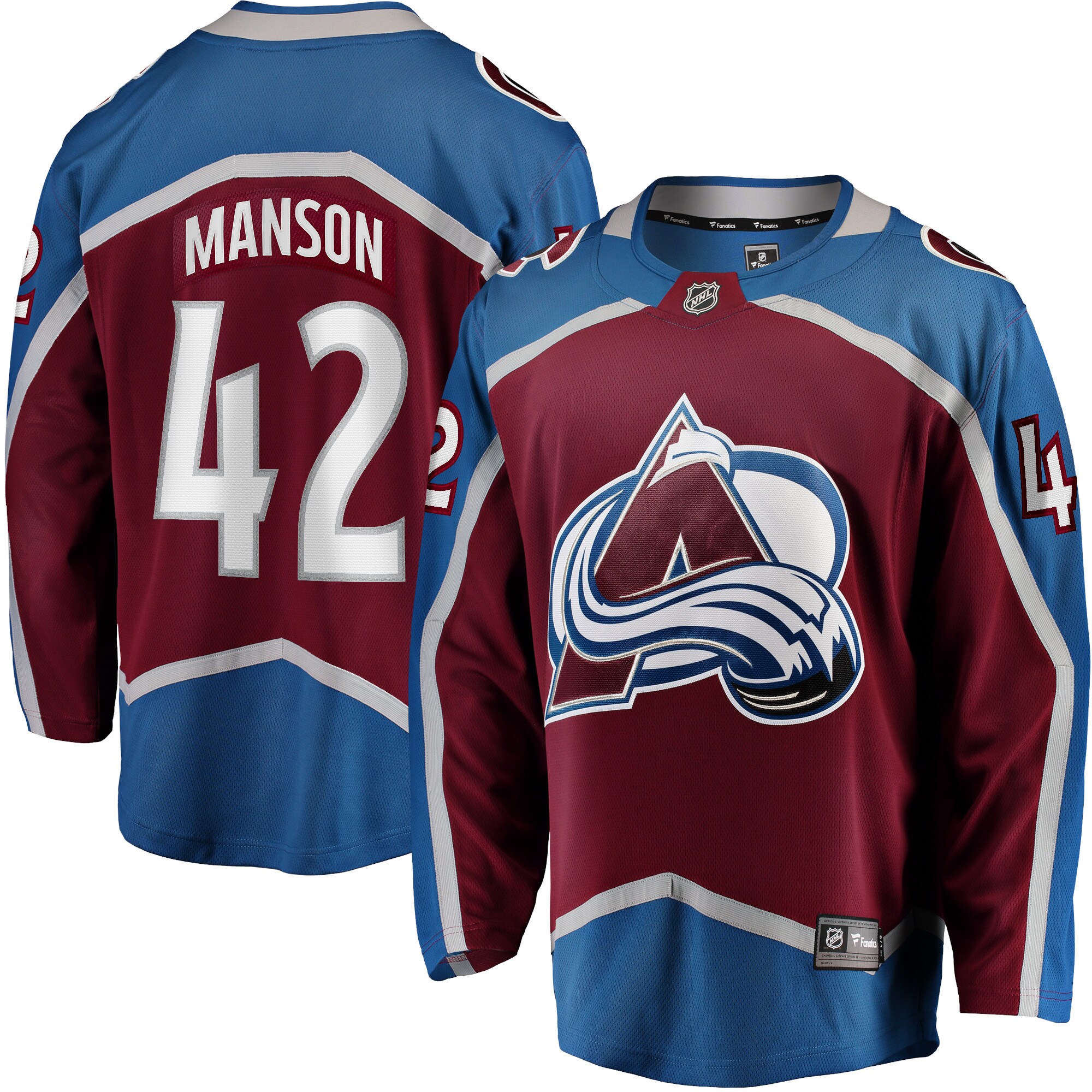Josh Manson Colorado Avalanche Fanatics Home Breakaway   Jersey – Burgundy