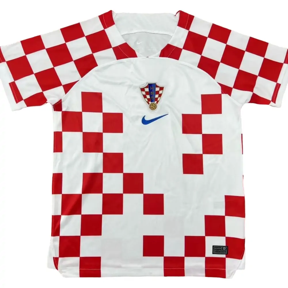 2022 World Cup Croatia Home Retro Jersey - Fans Edition