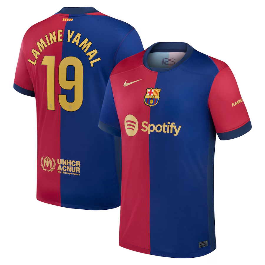 Lamine Yamal Barcelona Royal 2024/25 Home Replica Jersey