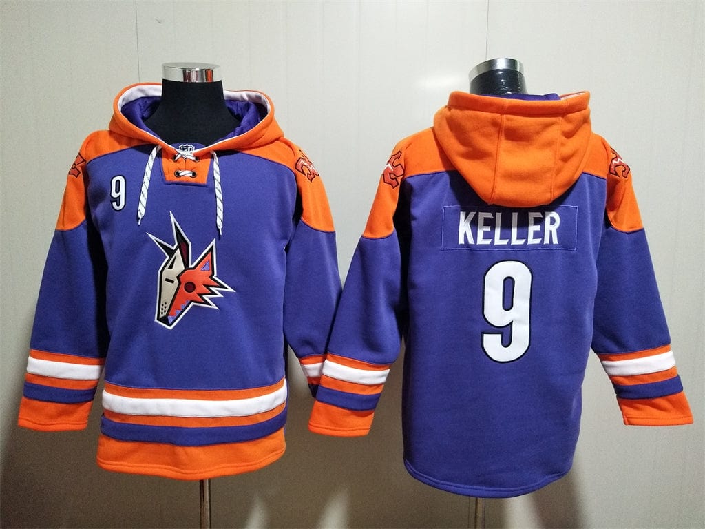Arizona Coyotes Hoodie #9 KELLER (Purple)